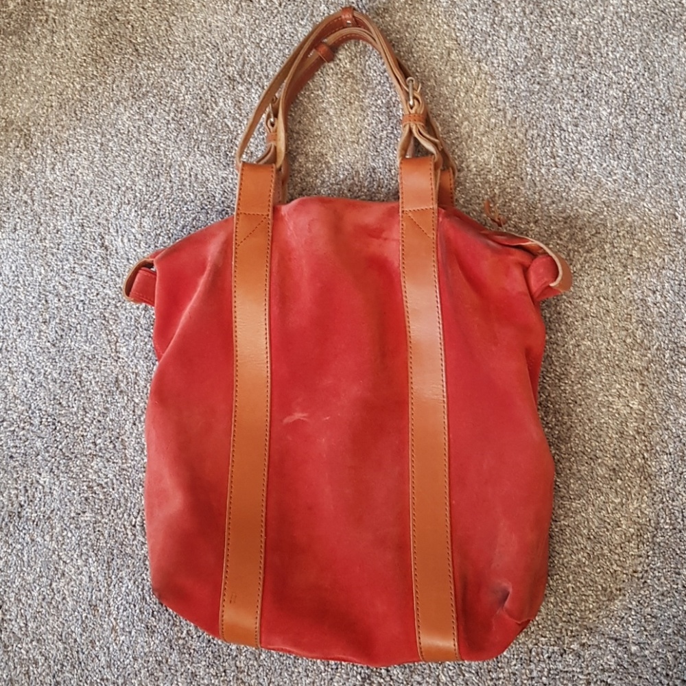 Phillip Lim suede red bag hobo
